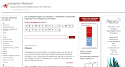 Desktop Screenshot of navigator-medizin.de